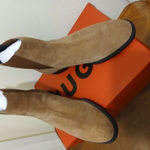 Hugo Boss Tan Suede Men's Boots